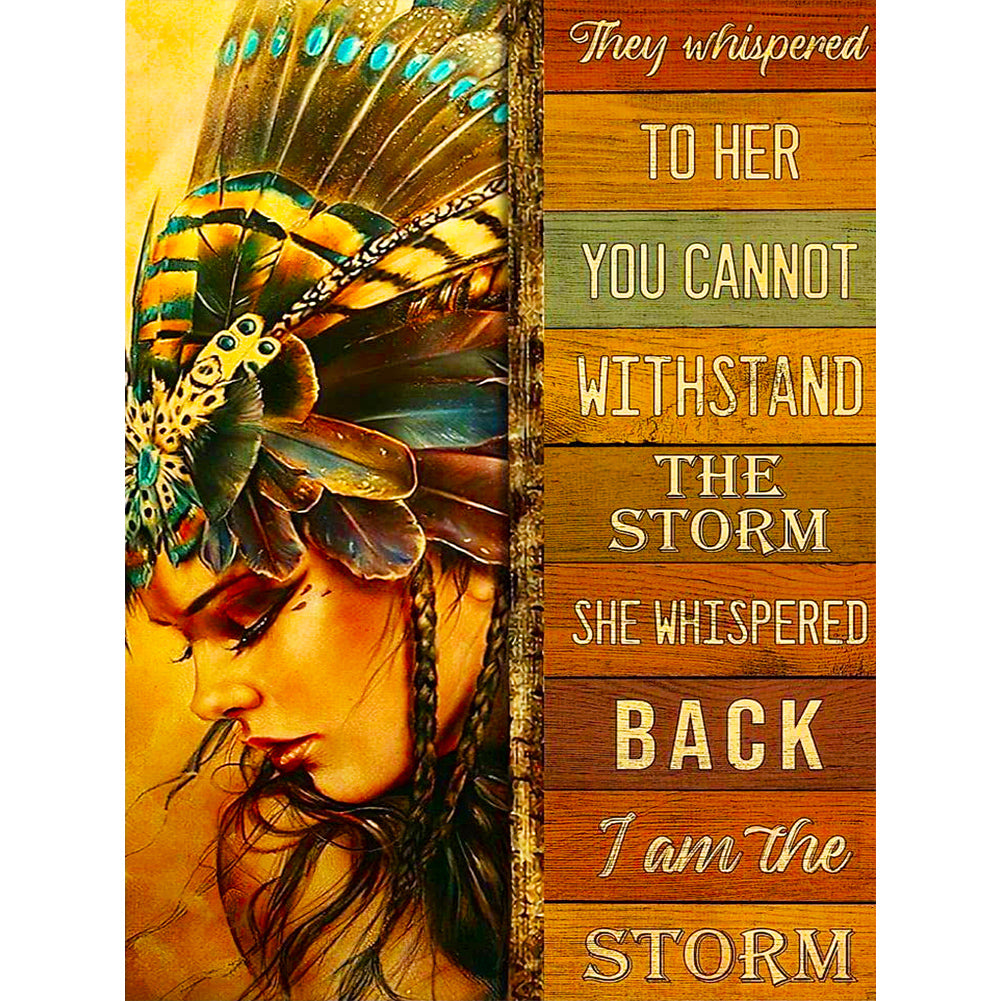 I Am The Storm - Full Round Drill Diamond Painting 30*40CM