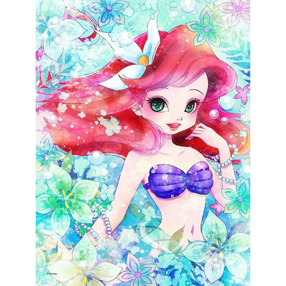 Mermaid - Full Round Drill Diamond Painting 30*40CM