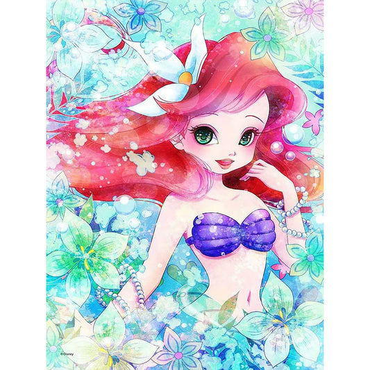 Mermaid - Full Round Drill Diamond Painting 30*40CM