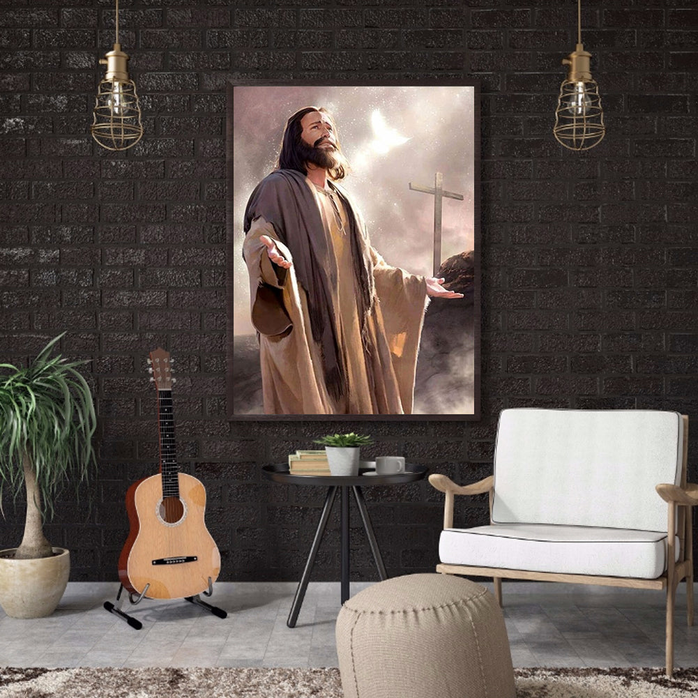 Jesus - Full Round Drill Diamond Painting 30*40CM