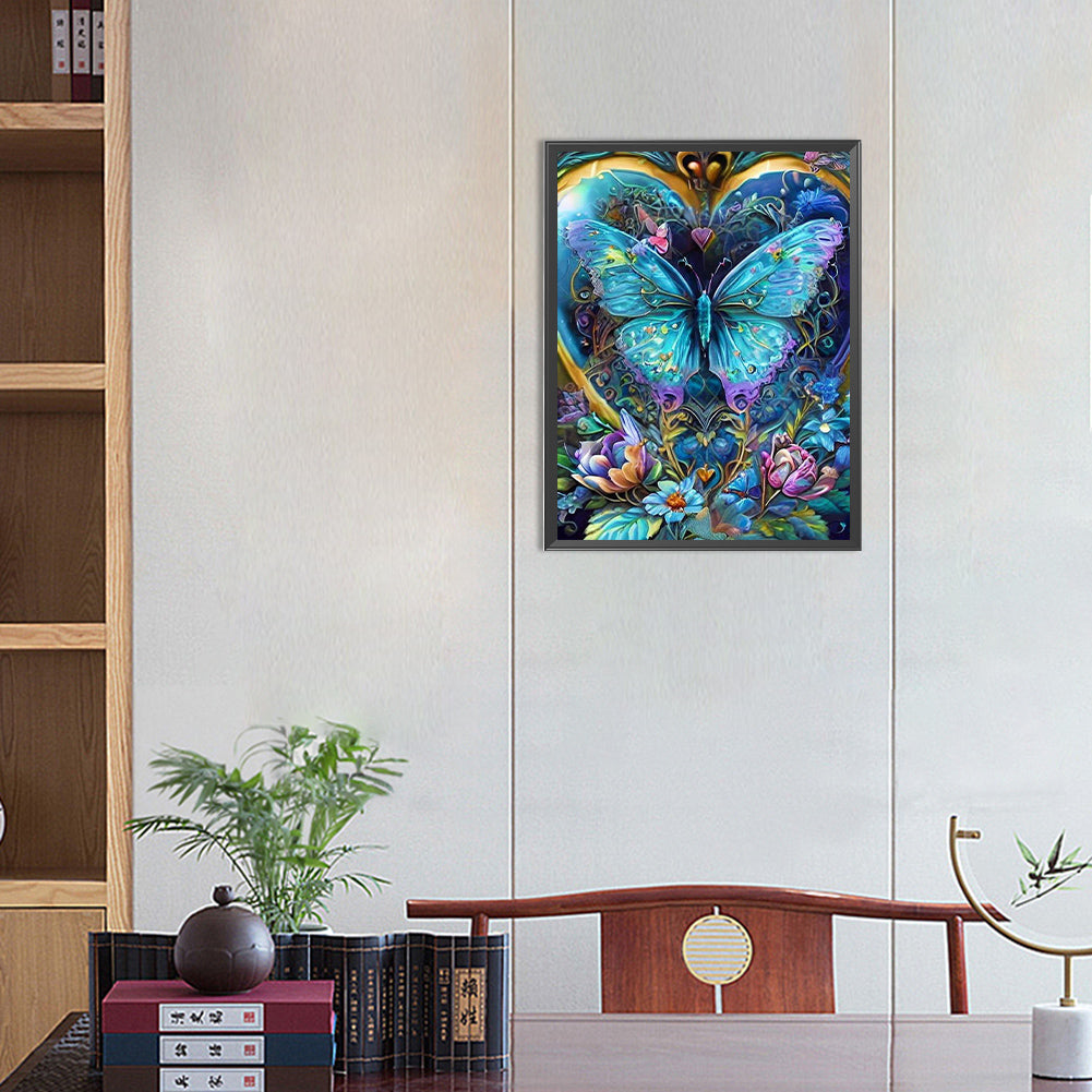 Pansies - Full Round Drill Diamond Painting 30*40CM