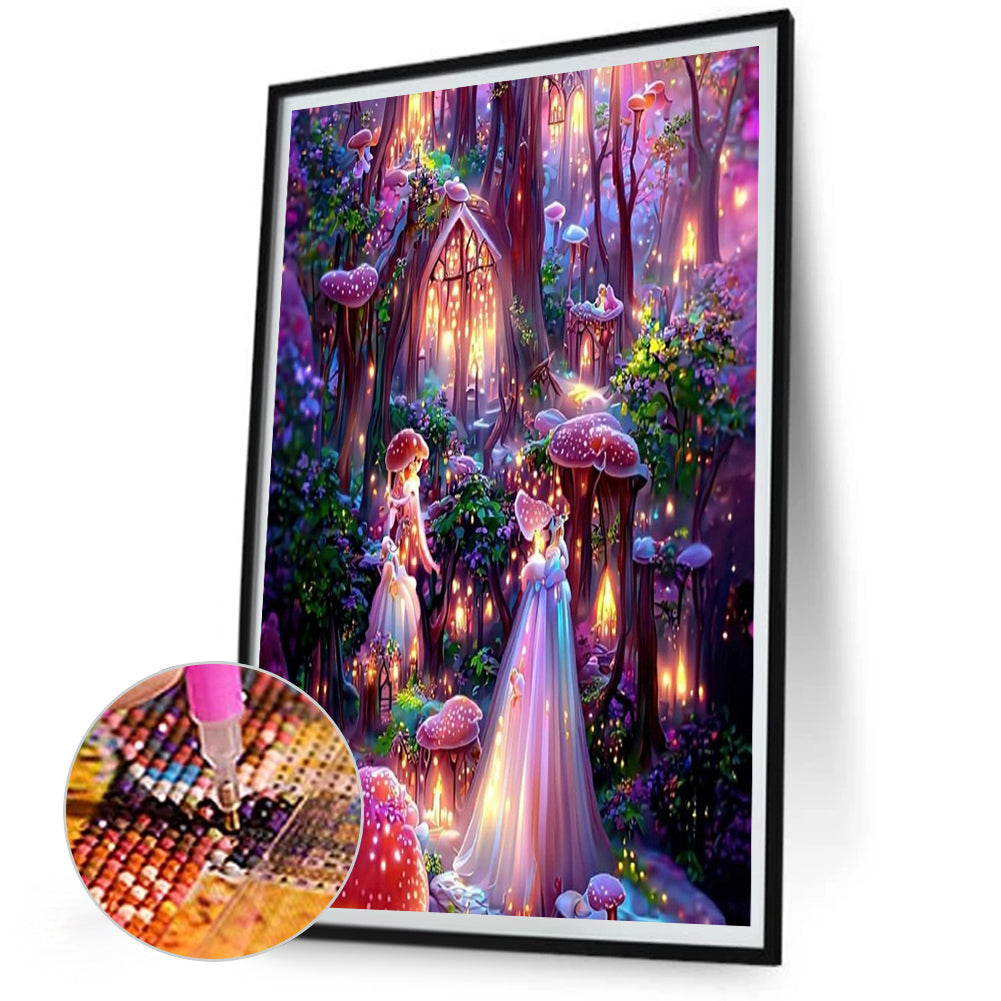Colorful Flowers - Full Round Drill Diamond Painting 20*30CM