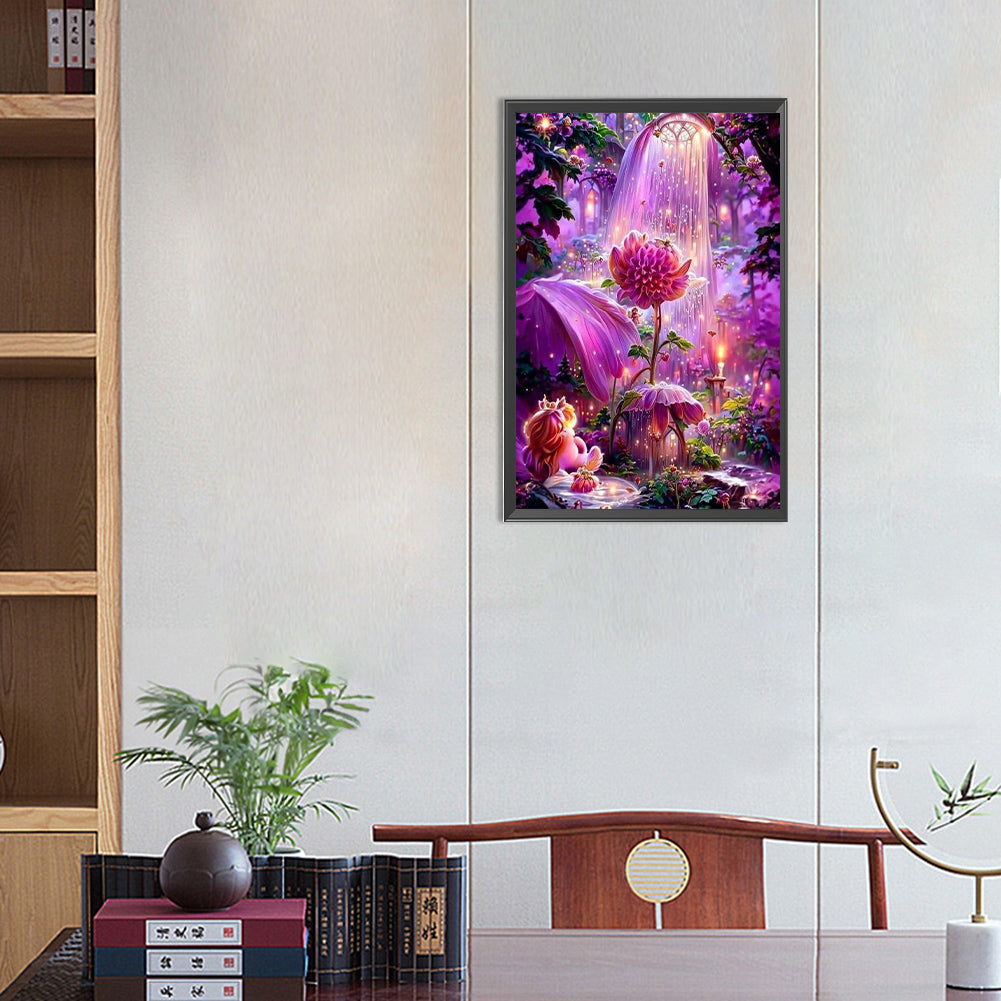 Colorful Flowers - Full Round Drill Diamond Painting 20*30CM