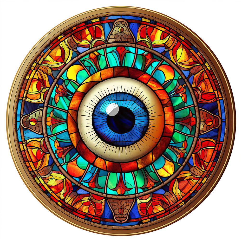 Eyeball Mandala - Full Round Drill Diamond Painting 30*30CM