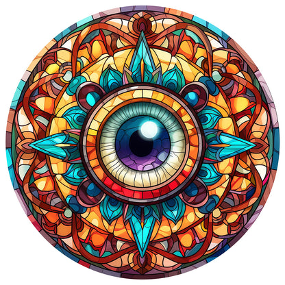 Eyeball Mandala - Full Round Drill Diamond Painting 30*30CM