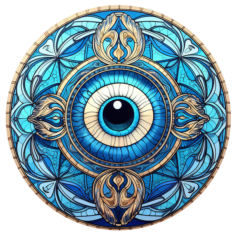 Eyeball Mandala - Full Round Drill Diamond Painting 30*30CM