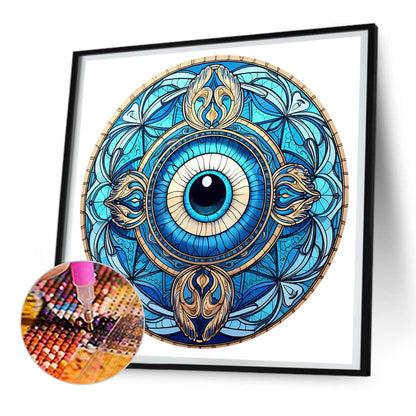Eyeball Mandala - Full Round Drill Diamond Painting 30*30CM