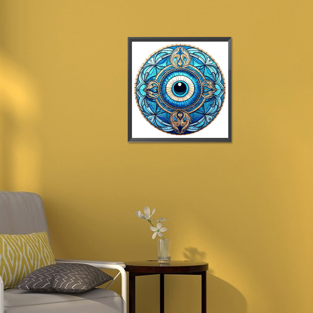 Eyeball Mandala - Full Round Drill Diamond Painting 30*30CM