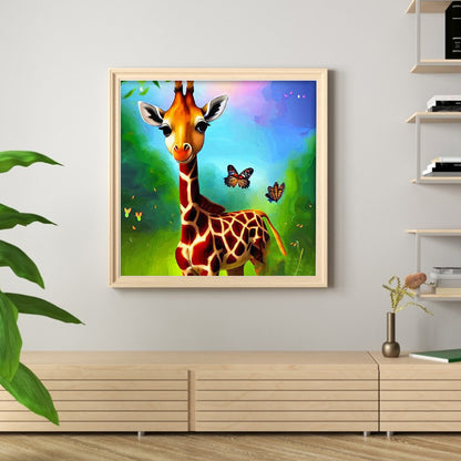 Giraffe - 11CT Stamped Cross Stitch 50*50CM