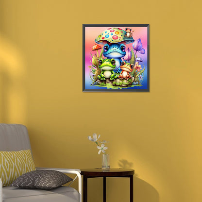 Three Frogs - Full Round Drill Diamond Painting 30*30CM