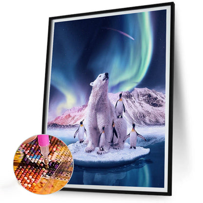 Polar Bear - Full Round Drill Diamond Painting 30*40CM