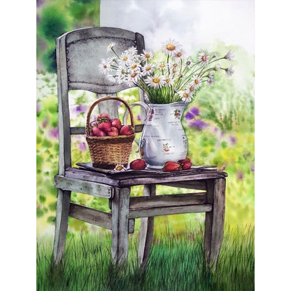 Chair - Full Round Drill Diamond Painting 30*40CM