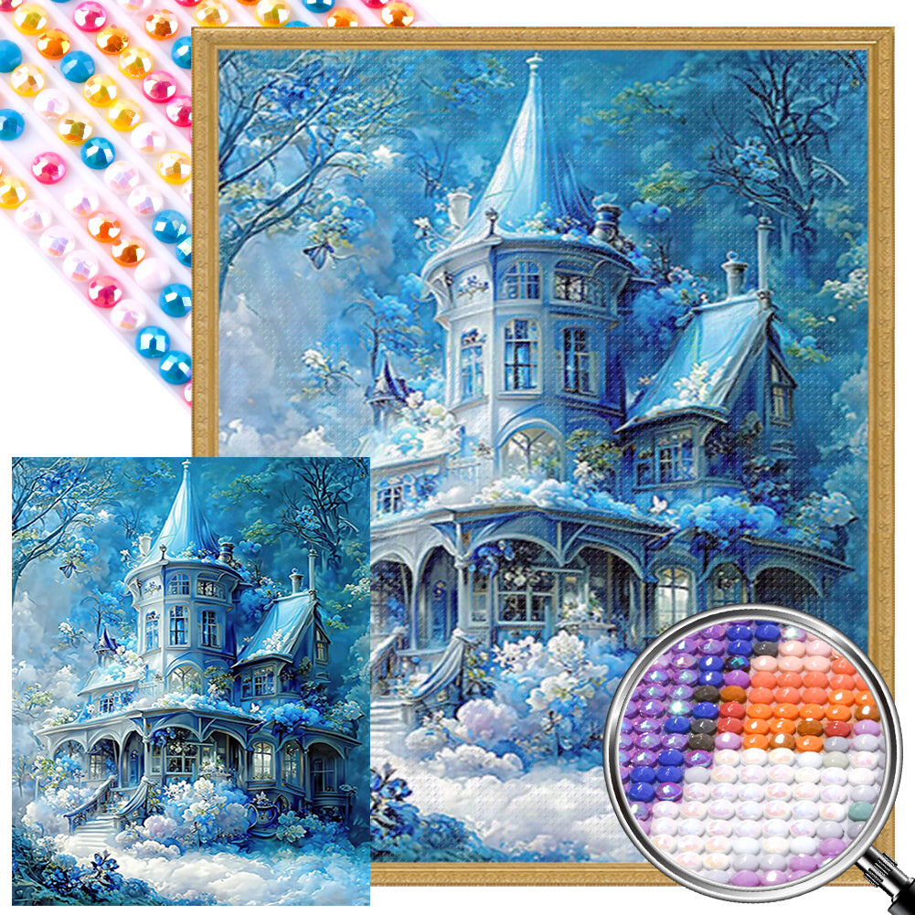 Fantasy Castle - AB Round Drill Diamond Painting 40*50CM