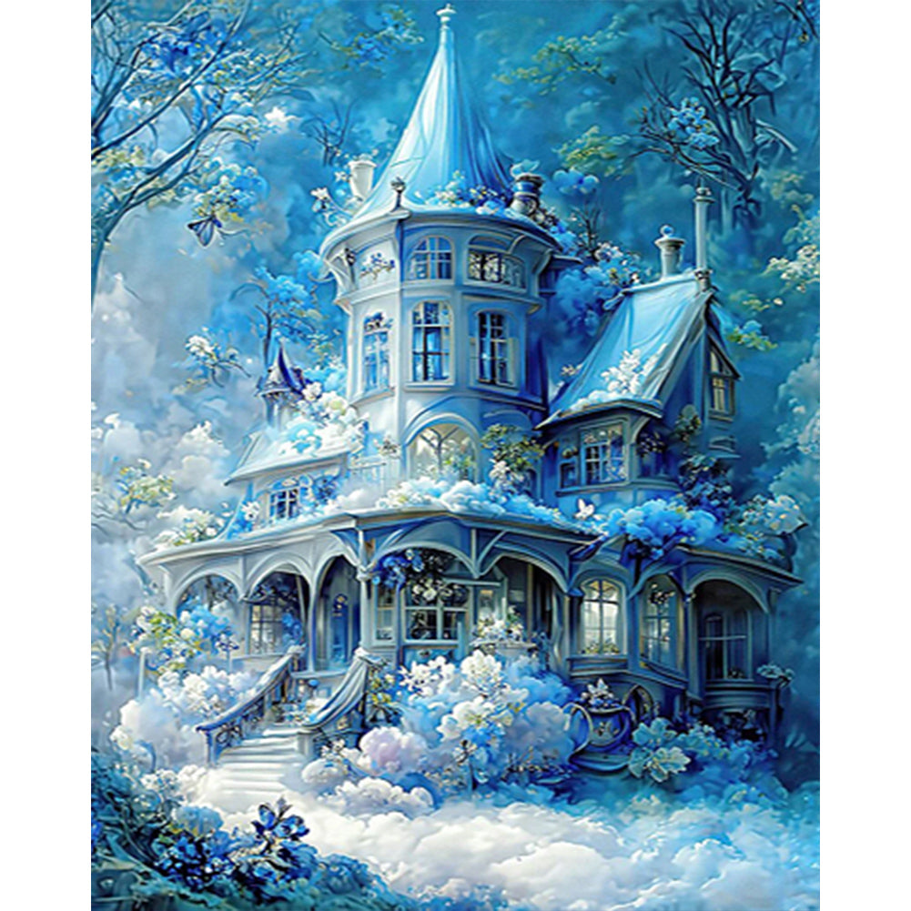 Fantasy Castle - AB Round Drill Diamond Painting 40*50CM