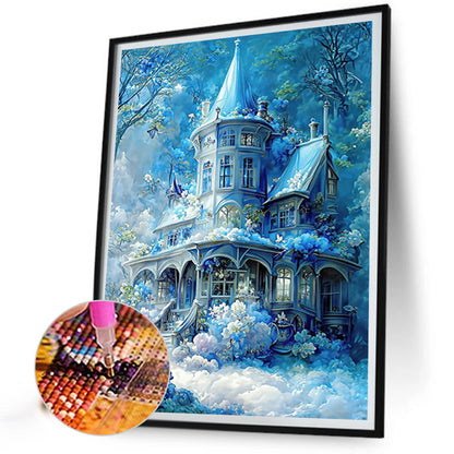 Fantasy Castle - AB Round Drill Diamond Painting 40*50CM