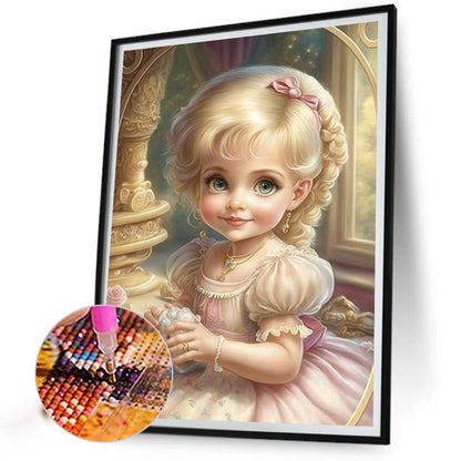 Angel Girl - AB Round Drill Diamond Painting 40*55CM