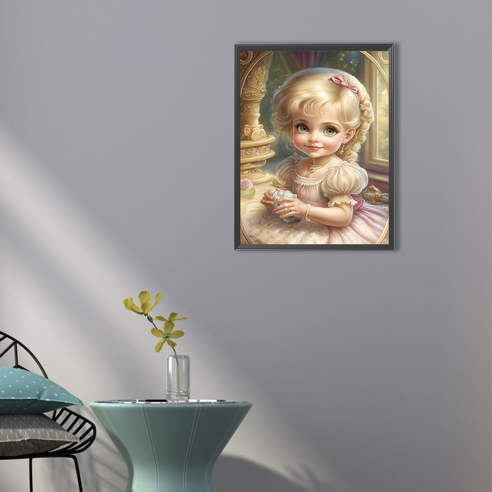 Angel Girl - AB Round Drill Diamond Painting 40*55CM