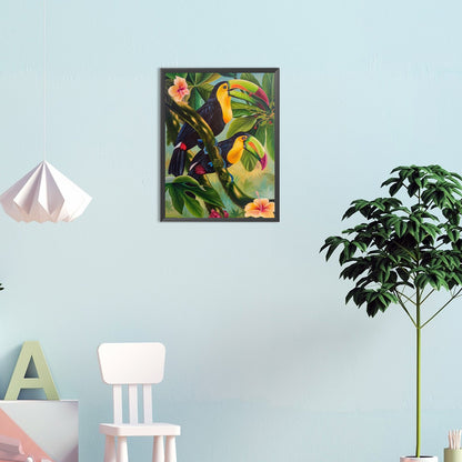 Toucan - Full Round Drill Diamond Painting 30*40CM