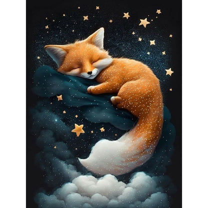 Fox - Full Round Drill Diamond Painting 30*40CM