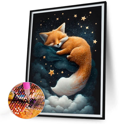 Fox - Full Round Drill Diamond Painting 30*40CM