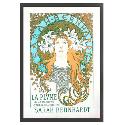 Mucha-Sarah Bernhardt - 11CT Stamped Cross Stitch 50*70CM