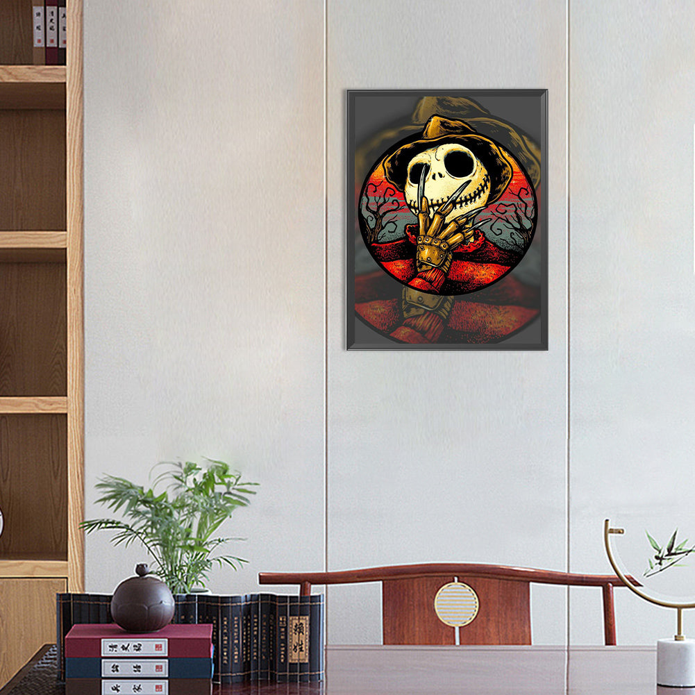 Weird Town Nights - Full Round Drill Diamond Painting 30*40CM