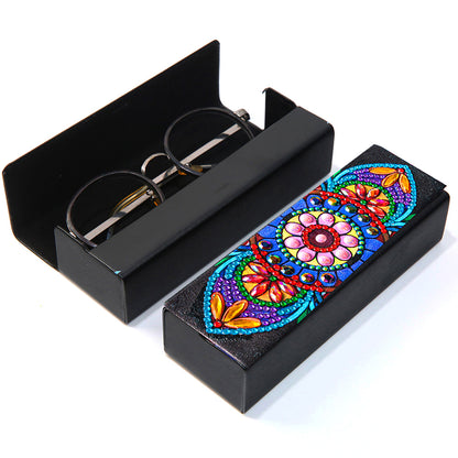 DIY Diamond Painting Eyeglass Case Mandala Flowers Sunglasses Cases Storage Case