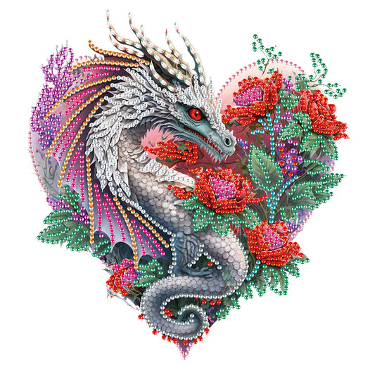 Dragon Art - Special Shaped Drill Diamond Painting 30*30CM