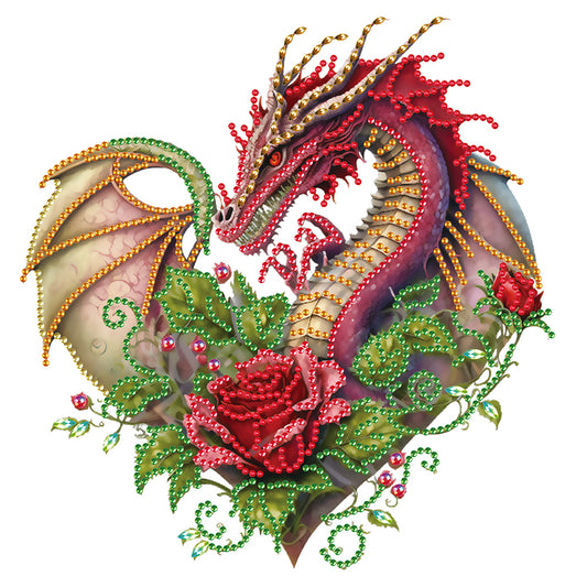Dragon Art - Special Shaped Drill Diamond Painting 30*30CM