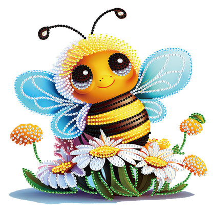 Little Bee - Special Shaped Drill Diamond Painting 30*30CM