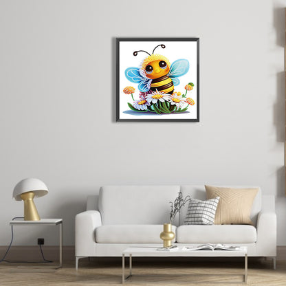 Little Bee - Special Shaped Drill Diamond Painting 30*30CM