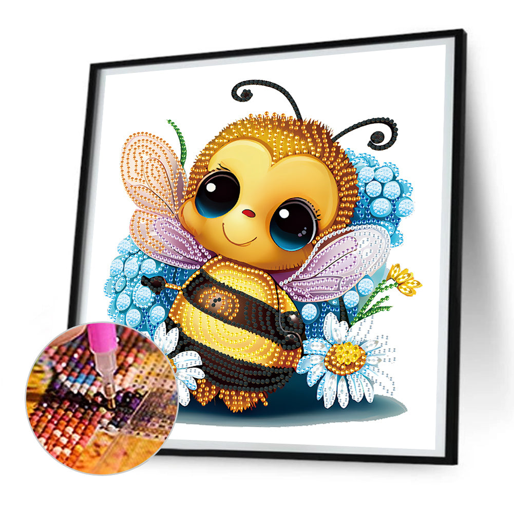 Little Bee - Special Shaped Drill Diamond Painting 30*30CM
