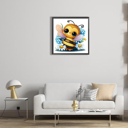 Little Bee - Special Shaped Drill Diamond Painting 30*30CM