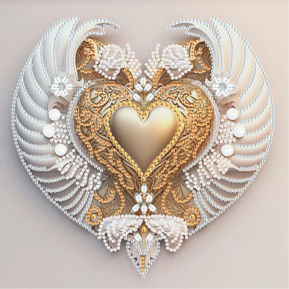 Eternal Heart - Special Shaped Drill Diamond Painting 30*30CM