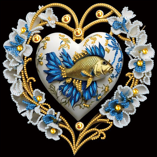 Eternal Heart - Special Shaped Drill Diamond Painting 30*30CM