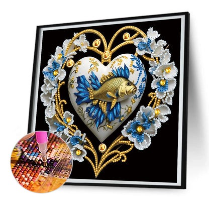 Eternal Heart - Special Shaped Drill Diamond Painting 30*30CM
