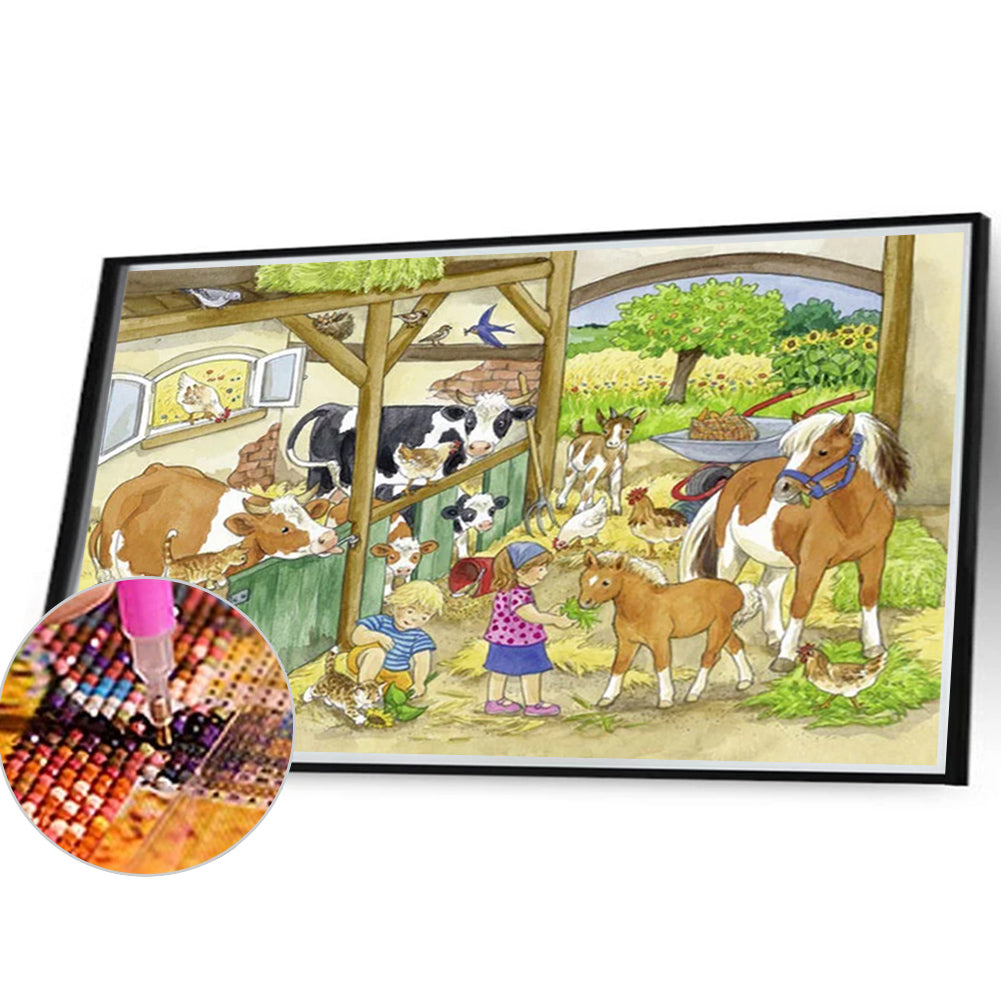 Captive Shed - Full Round Drill Diamond Painting 40*30CM