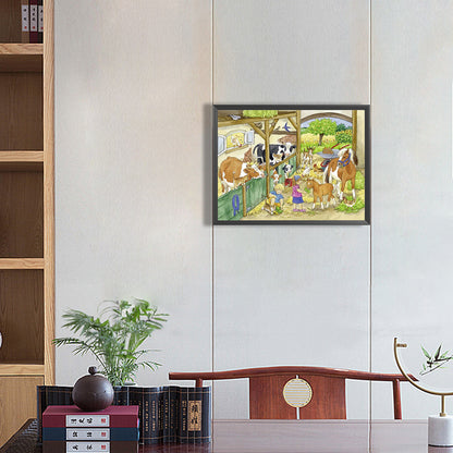 Captive Shed - Full Round Drill Diamond Painting 40*30CM