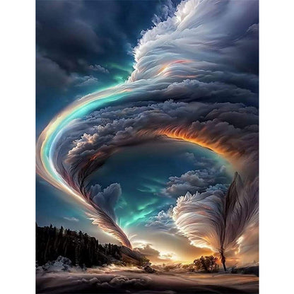Tornado - Full Round Drill Diamond Painting 30*40CM