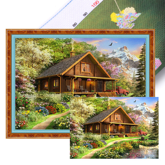 Country House - 11CT Stamped Cross Stitch 90*68CM