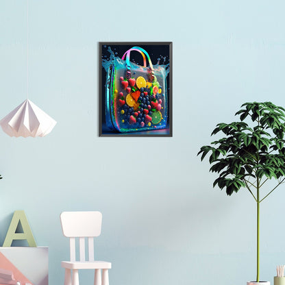Berries In Bag - Full Round Drill Diamond Painting 30*40CM