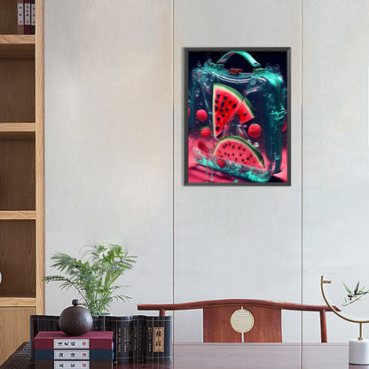 Watermelon In Bag - Full Round Drill Diamond Painting 30*40CM