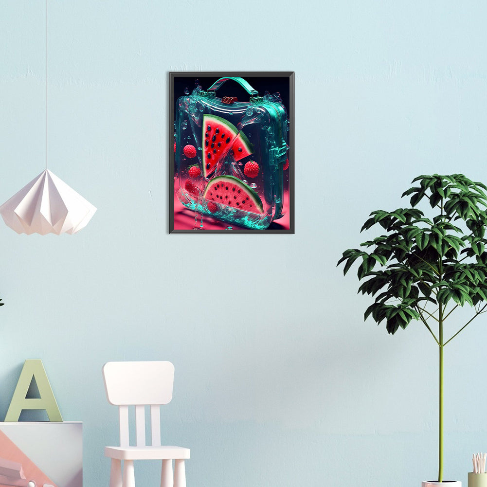 Watermelon In Bag - Full Round Drill Diamond Painting 30*40CM