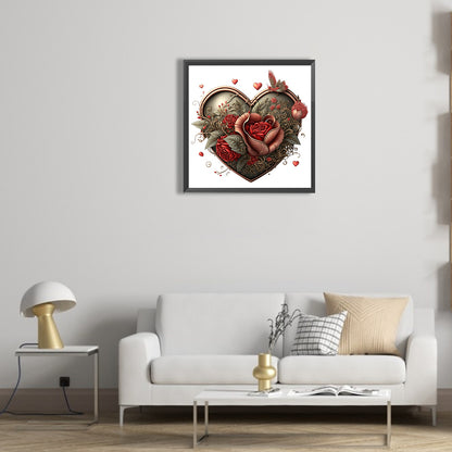 Love Rose Herb - Full Round Drill Diamond Painting 30*30CM