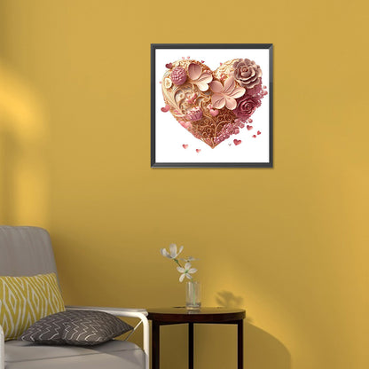 Love Rose Herb - Full Round Drill Diamond Painting 30*30CM