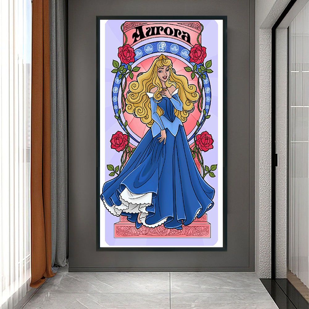 Princess Belle - Full Round Drill Diamond Painting 40*70CM