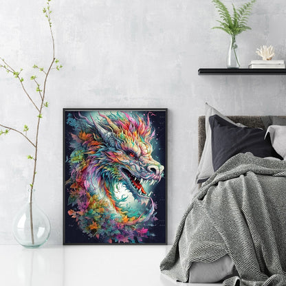 Dragon - 11CT Stamped Cross Stitch 40*55CM