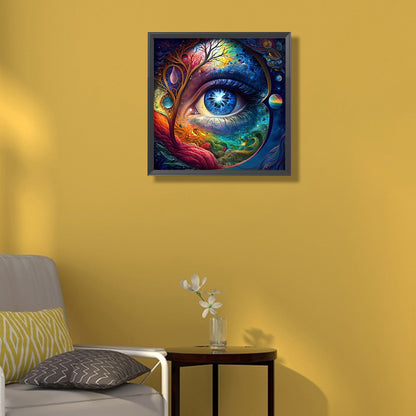 All-Encompassing Eyes - AB Round Drill Diamond Painting 40*40CM