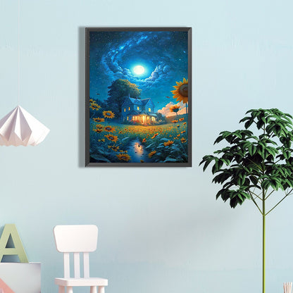 Quiet Night - Full Round Drill Diamond Painting 40*60CM