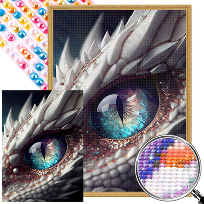 Dragon Eyes - AB Round Drill Diamond Painting 40*55CM